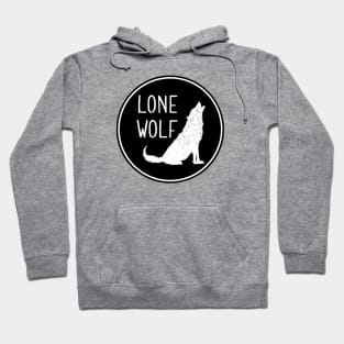 Lone Wolf - Wolf Howling Hoodie